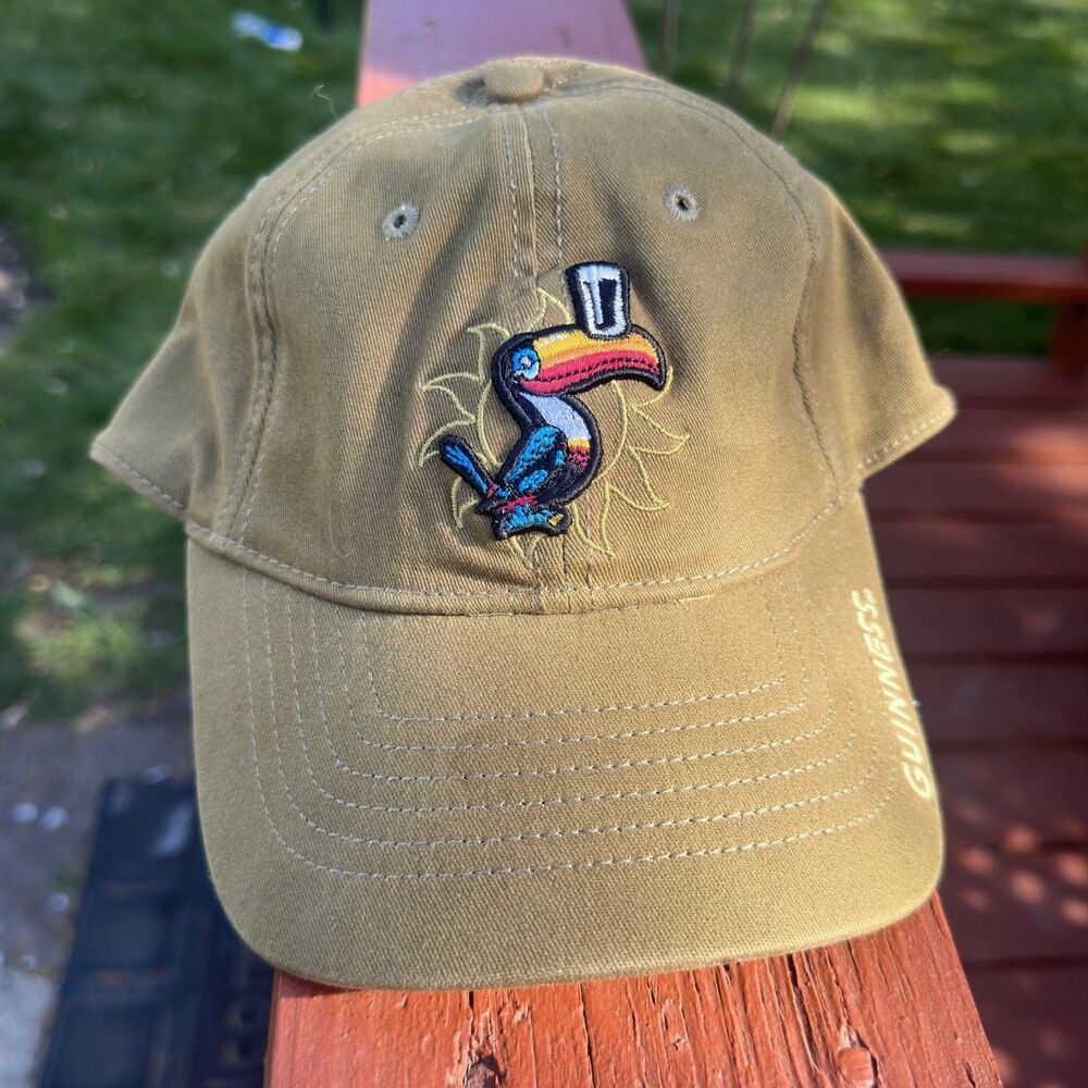 Guinness Toucan Lovely Day Embroidered Baseball Cap EUC One Size